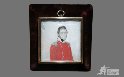 Framed Miniature of Gen Patrick Edmonstone Craigie
