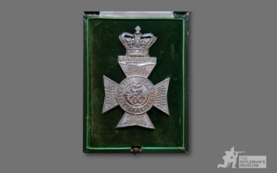 Replica of King’s Royal Rifle Corps Crossbelt Badge and Letter