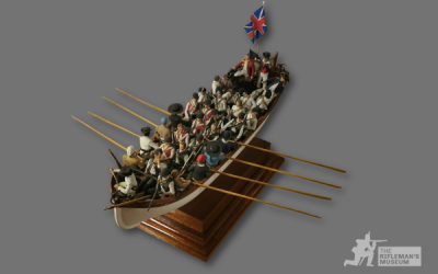 Model of Ship’s Boat Carrying Soldiers of the 60th (Royal Americans)